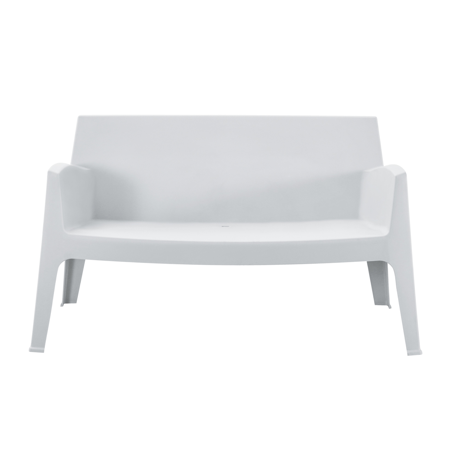 ΚΑΝΑΠΕΣ 2-ΘΕΣΙΟΣ ΠΟΛΥΠΡΟΠΥΛΕΝΙΟΥ SLEEK HM6366.01 ΧΡΩΜΑ ΛΕΥΚΟ 133x68x73Υεκ. - Image 3