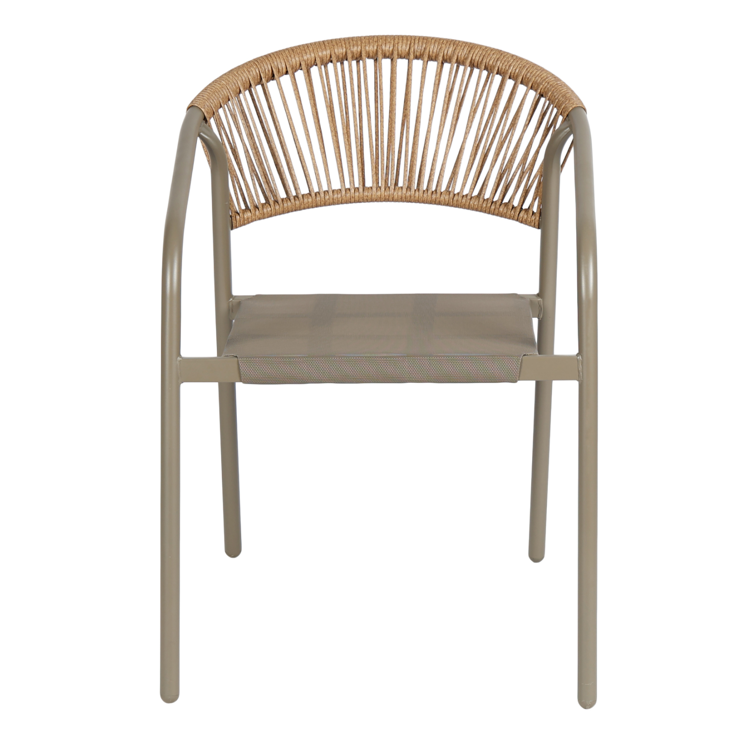 ΠΟΛΥΘΡΟΝΑ HOMAN HM6430.04 ΣΑΜΠΑΝΙ ΜΕΤΑΛΛΟ & TEXTILENE--ΜΠΕΖ P.E.RATTAN 53x58x75Υεκ - Image 3