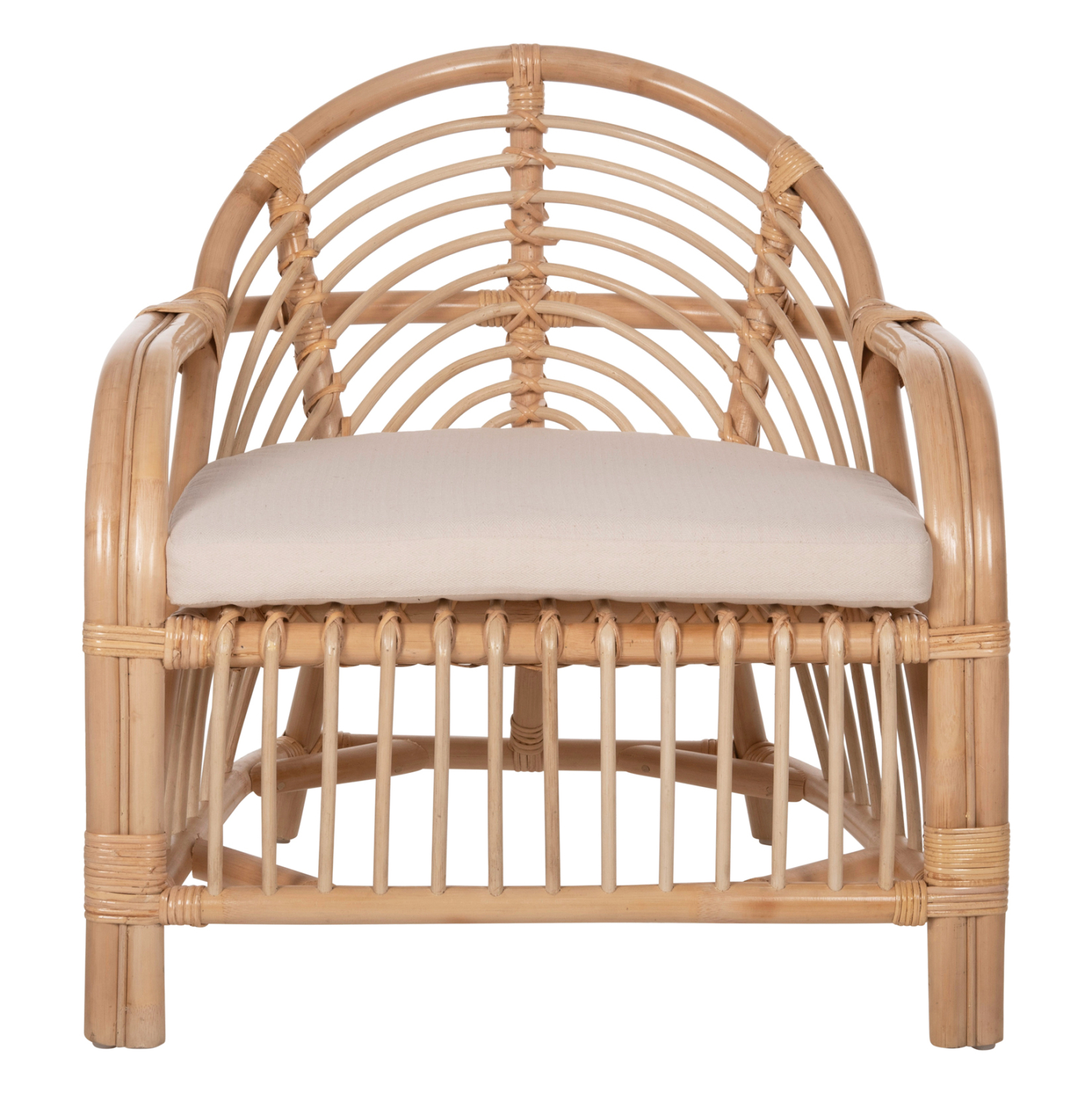 ΠΟΛΥΘΡΟΝΑ FEMUR HM9837 RATTAN ΣΕ ΦΥΣΙΚΟ- ΛΕΥΚΟ ΜΑΞΙΛΑΡΙ 72x66x75Υεκ. - Image 3