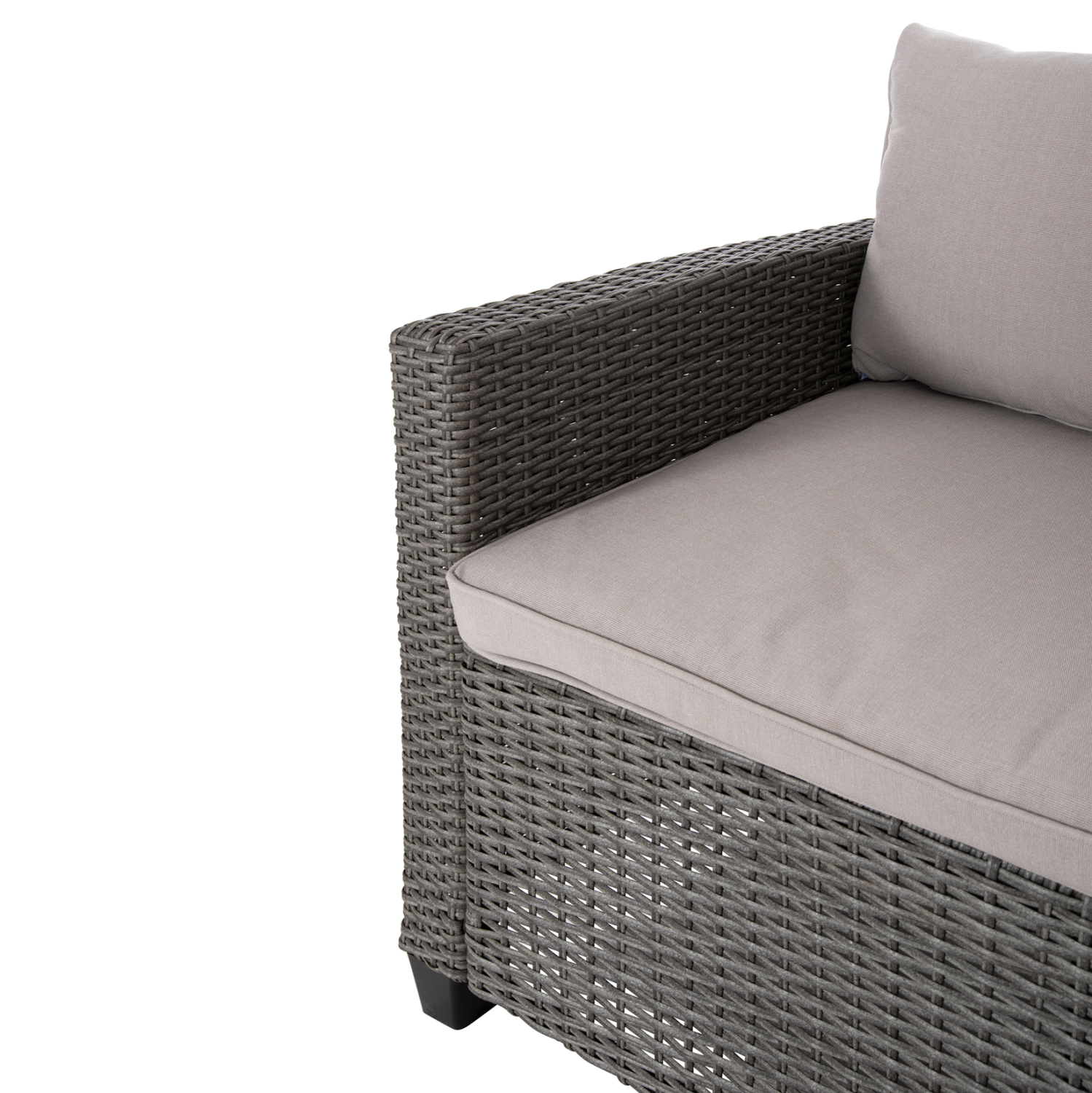 ΣΕΤ ΣΑΛΟΝΙ ΓΩΝΙΑ & ΤΡΑΠΕΖΙ CARSON HM6078.01 ΓΚΡΙ ΣΥΝΘ.RATTAN-ΜΑΞΙΛΑΡΙΑ - Image 7