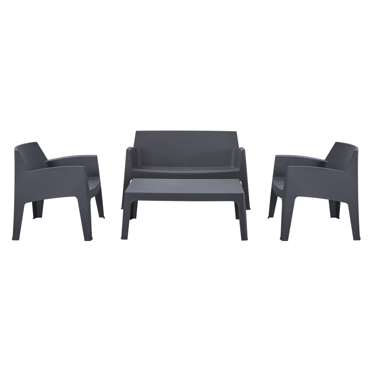 ΣΕΤ ΣΑΛΟΝΙ ΕΞ.ΧΩΡΟΥ 4ΤΜΧ SLEEK HM21268.10 ΓΚΡΙ ΠΟΛΥΠΡΟΠΥΛΕΝΙΟ - Image 5