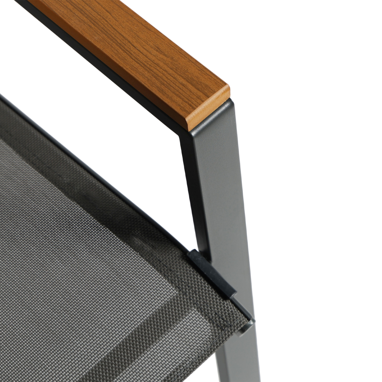 ΣΕΤ ΤΡΑΠΕΖΑΡΙΑΣ 5ΤΜΧ BECK HM10729.01 ΚΑΡΕΚΛΕΣ ΜΕΤΑΛΛΙΚΕΣ & ΤΡΑΠΕΖΙ 140x80εκ ΓΚΡΙ - Image 5