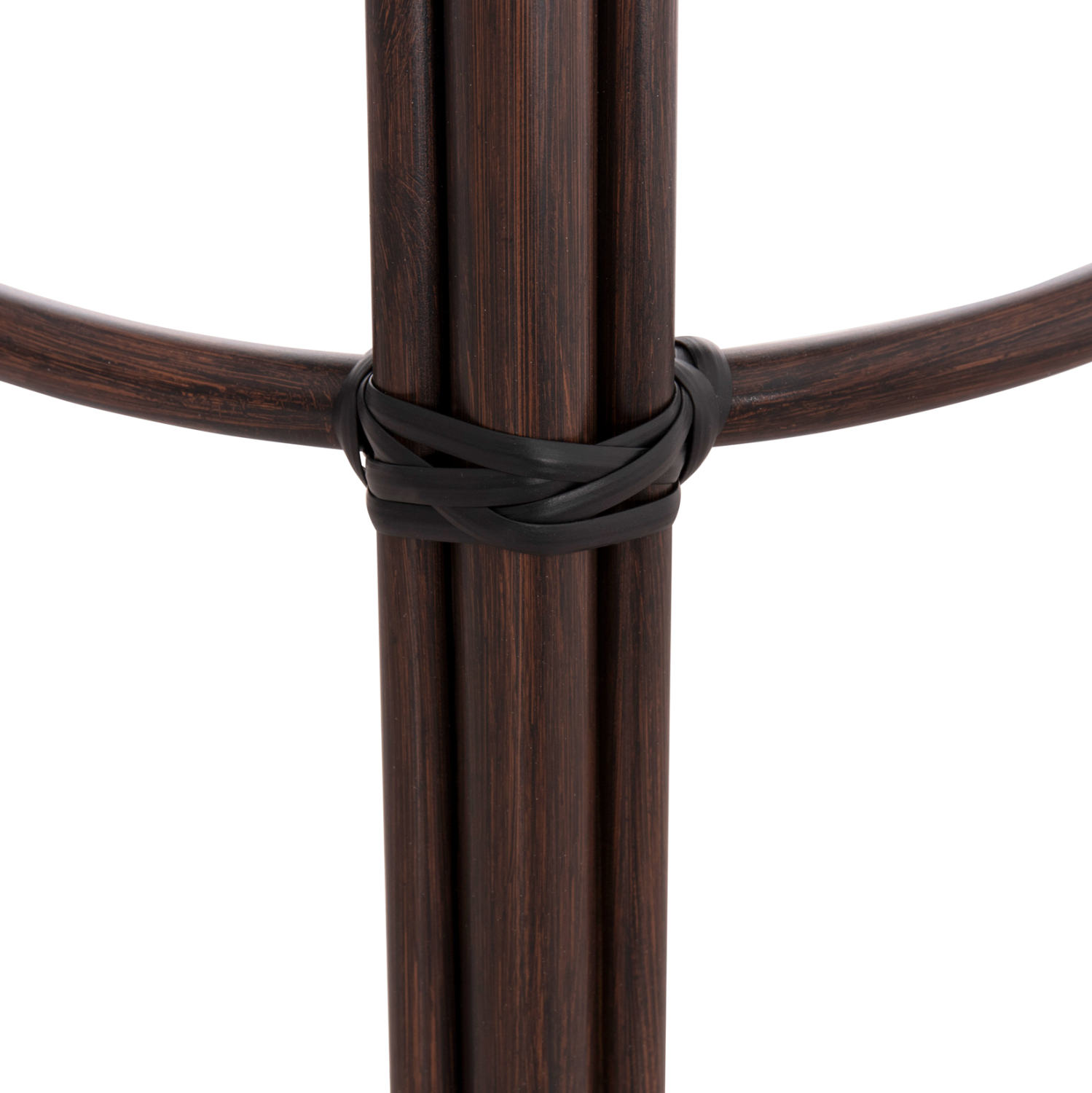 ΣΚΑΜΠΟ ΑΛΟΥΜΙΝΙΟΥ ΜΕΣ.ΥΨΟΥΣ CHINO HM6286.01 BAMBOO LOOK & TEXTILENE ΚΑΦΕ 43x43x65Υεκ - Image 7