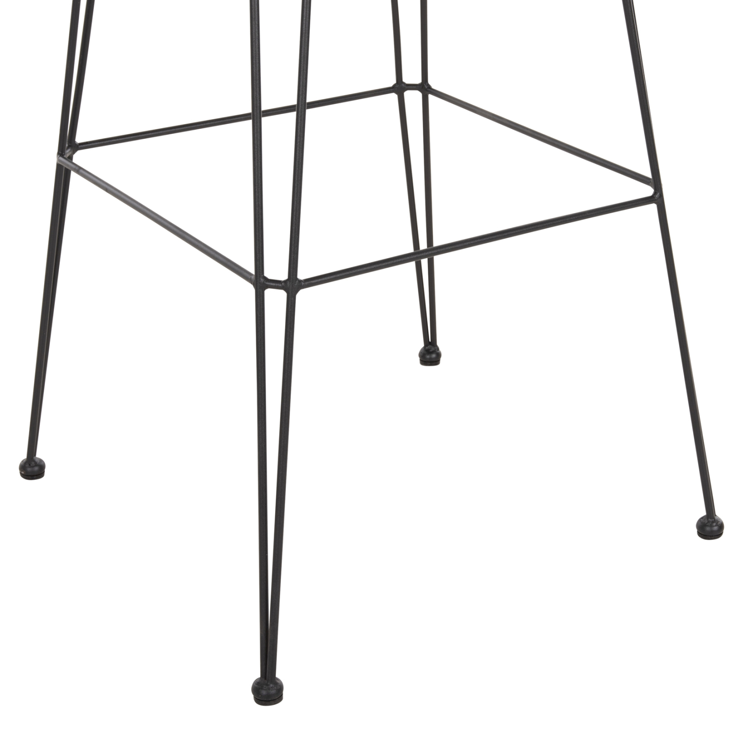 ΣΚΑΜΠΟ ΜΠΑΡ ΕΞ.ΧΩΡΟΥ ALLEGRA HM5452.11 ΜΕΤΑΛΛΟ&ΜΑΞΙΛΑΡΙ ΜΑΥΡΟ-ΜΠΕΖ WICKER 52x51x103Y εκ - Image 10