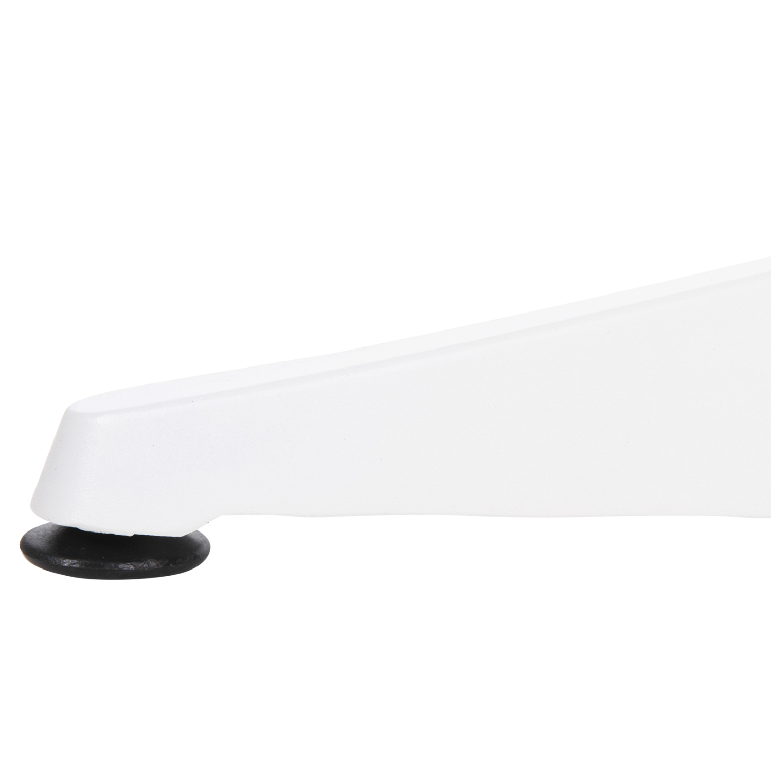 ΤΡΑΠΕΖΙ ΑΛΟΥΜΙΝΙΟΥ ΣΤΡΟΓΓΥΛΟ ALEXA HM6086.02 ΛΕΥΚΟ-POLYWOOD TOP ΦΥΣΙΚΟ Φ60x73Υεκ. - Image 7