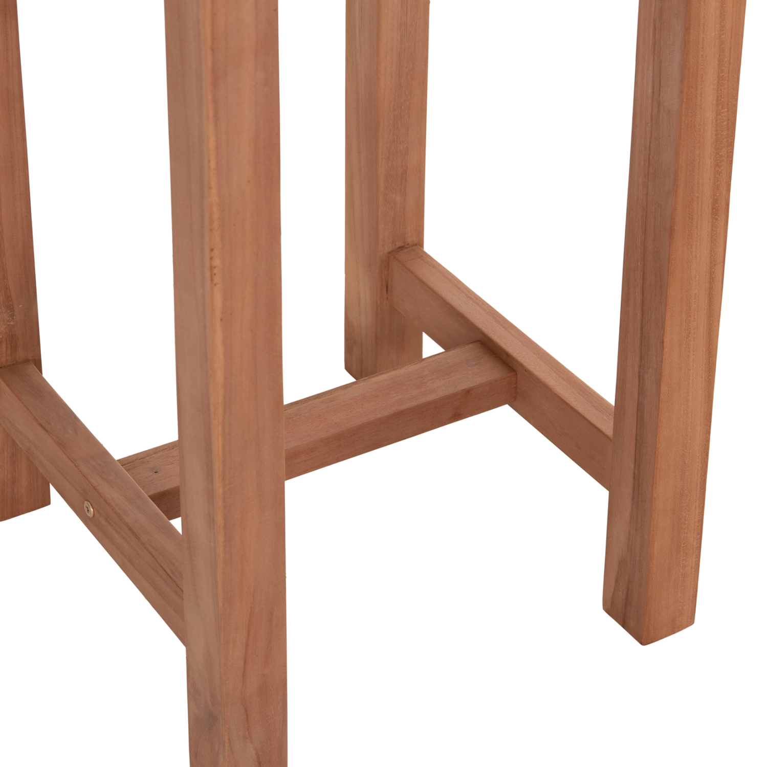 ΤΡΑΠΕΖΙ/ΣΤΑΝΤ ΜΠΑΡ ΣΤΡΟΓΓΥΛΟ PRESSCOT HM18114 ΞΥΛΟ TEAK--ΦΥΣΙΚΟ Φ60x105Υεκ. - Image 7