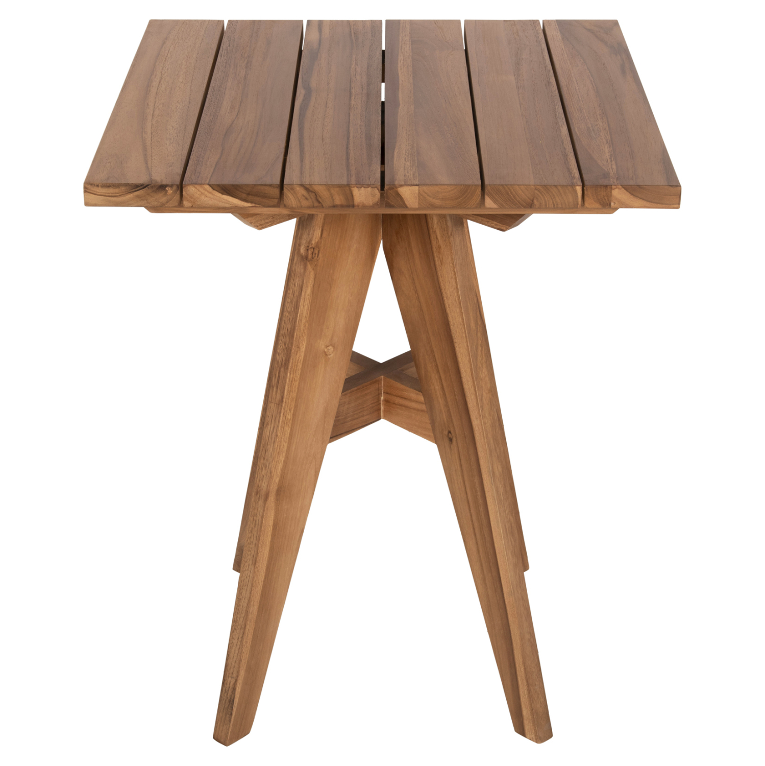 ΤΡΑΠΕΖΙ ΤΕΤΡΑΓΩΝΟ LEO HM9860.11 ΜΑΣΙΦ ΞΥΛΟ ΤΕΑΚ 60x60x75Υεκ. - Image 3