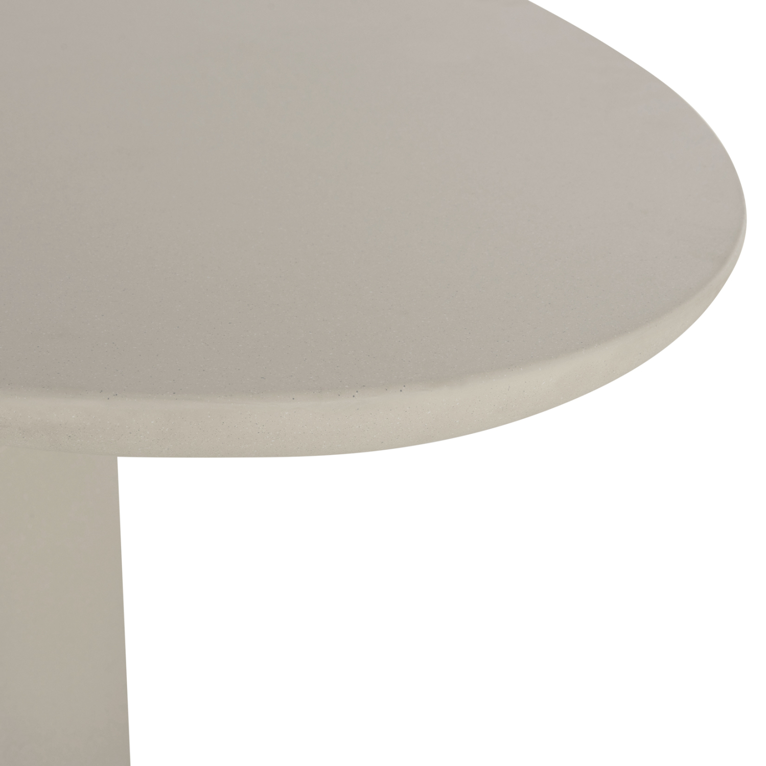ΤΡΑΠΕΖΙ ΤΡΑΠΕΖΑΡΙΑΣ FIBER CEMENT ΟΒΑΛ BRECCAN HM6577.02 ΜΠΕΖ 240x100x75Υεκ. - Image 5