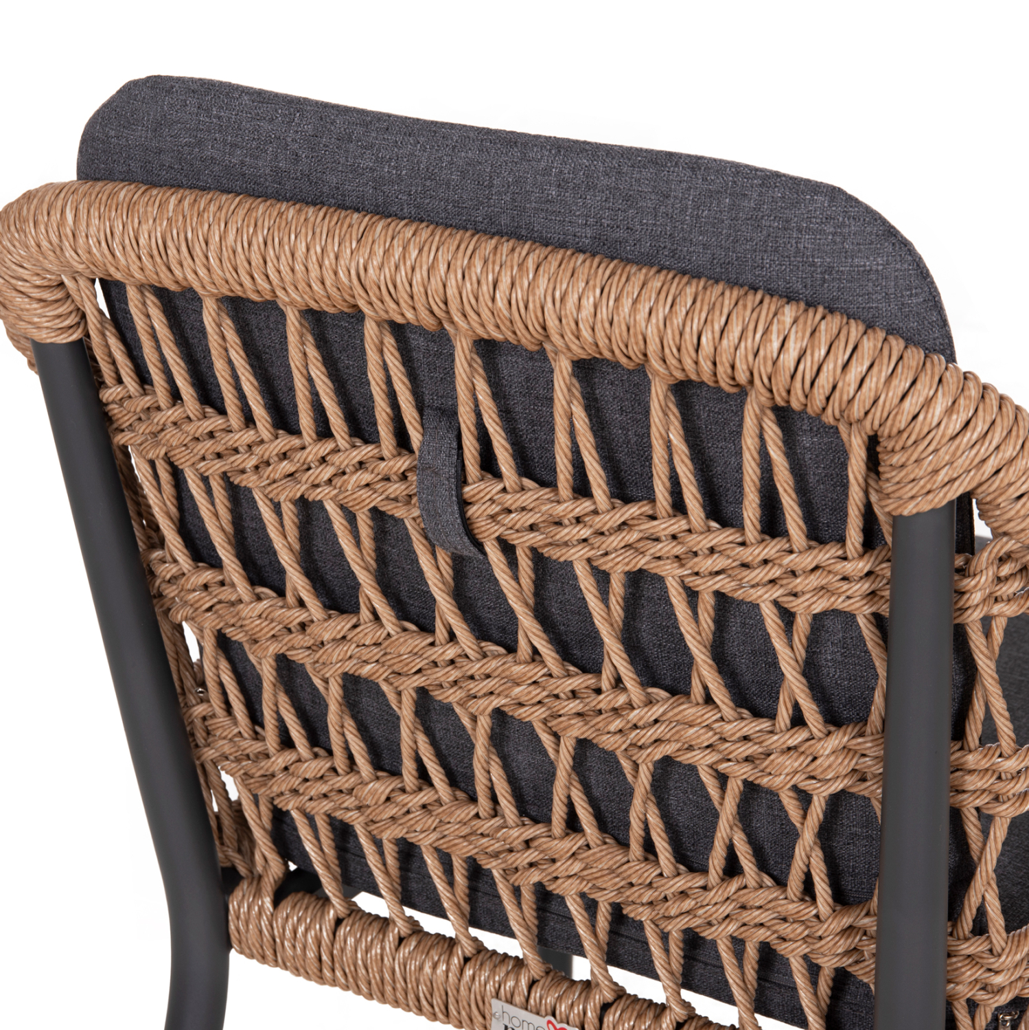 ΠΟΛΥΘΡΟΝΑ BOXER HM6556.01 ΑΛΟΥΜΙΝΙΟ & OLEFIN ΓΚΡΙ-TWIST WICKER 58x60x80Yεκ - Image 10