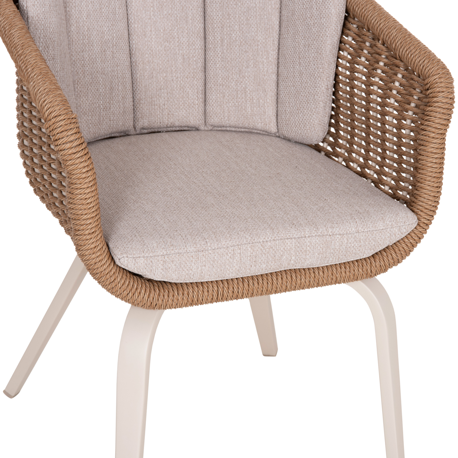 ΠΟΛΥΘΡΟΝΑ VICTUS HM6559.02 ΑΛΟΥΜΙΝΙΟ & OLEFIN ΜΠΕΖ-TWIST WICKER 60x62x76Yεκ - Image 8