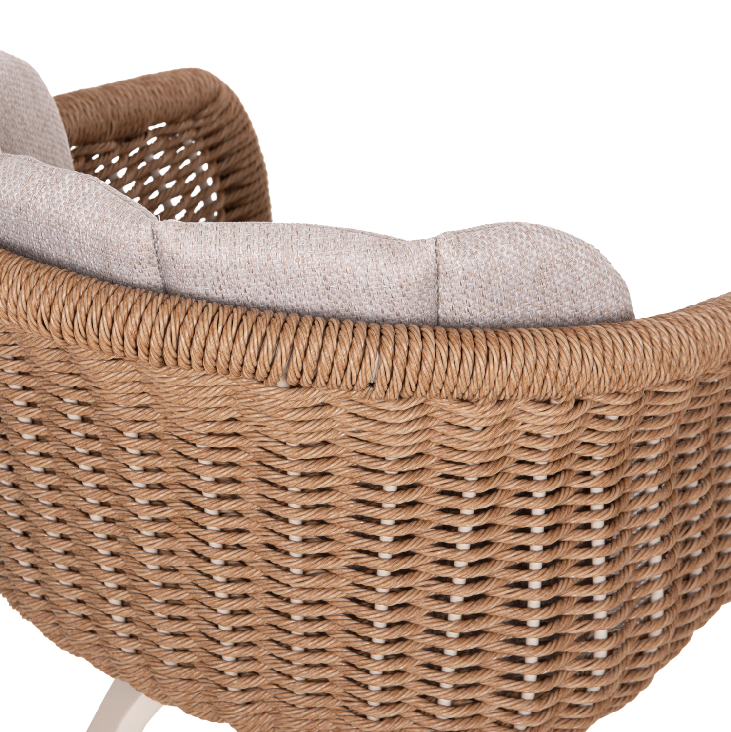 ΠΟΛΥΘΡΟΝΑ VICTUS HM6559.02 ΑΛΟΥΜΙΝΙΟ & OLEFIN ΜΠΕΖ-TWIST WICKER 60x62x76Yεκ - Image 10
