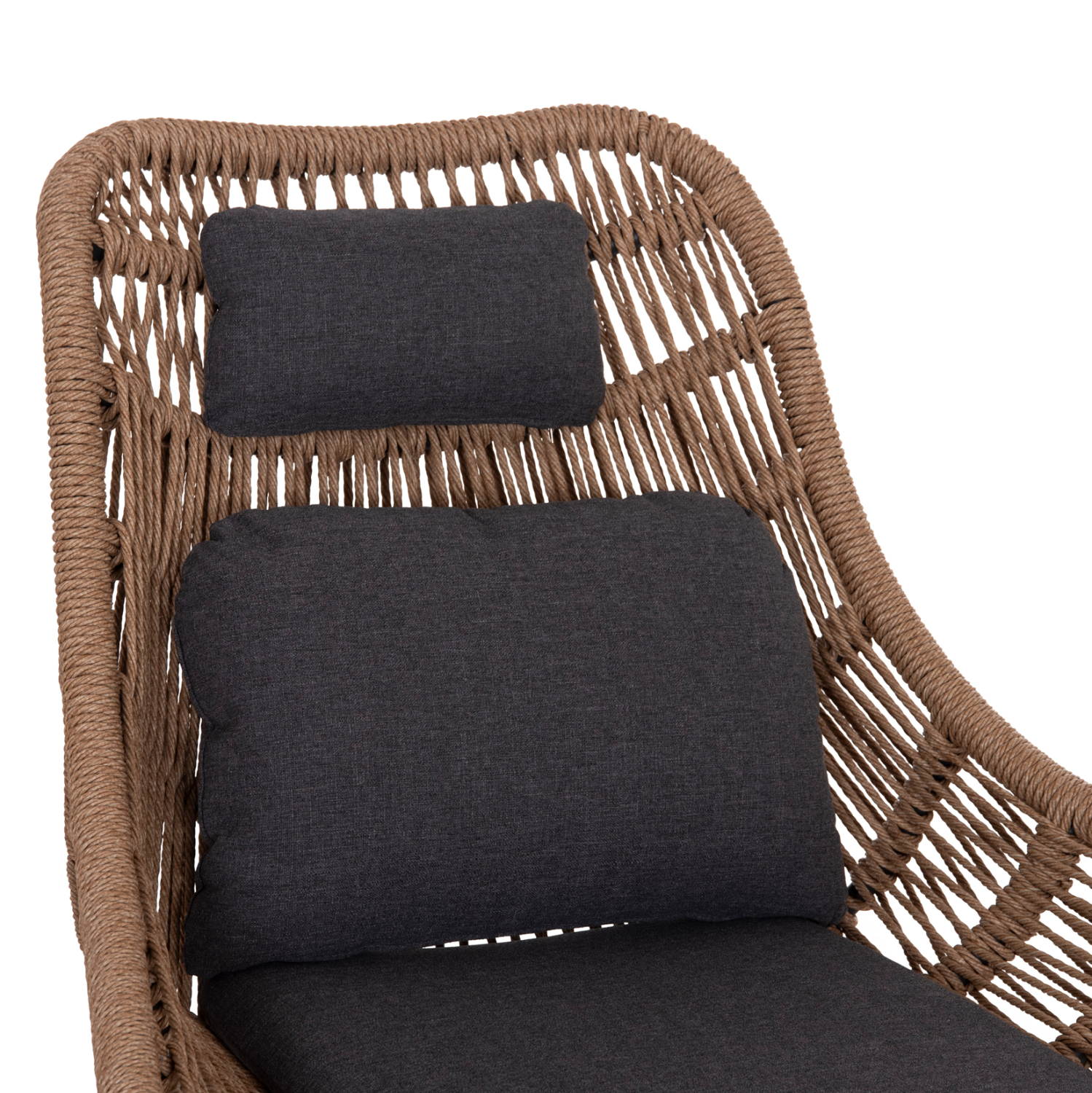ΠΟΛΥΘΡΟΝΑ LOUNGE ΜΕ ΥΠΟΠΟΔΙΟ REMVAZZO HM6561.01 ΑΛΟΥΜΙΝΙΟ ΓΚΡΙ--WICKER 90x85x96Υεκ - Image 7