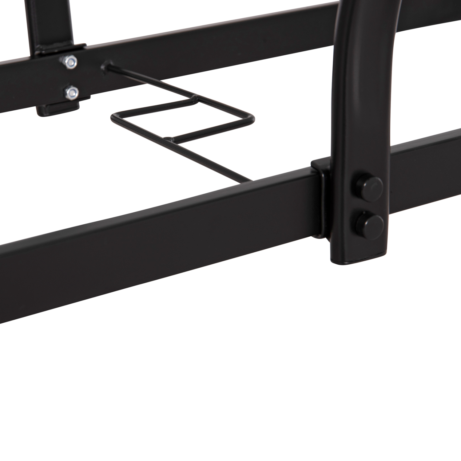 ΤΡΑΠΕΖΙ BRUNO 150X90Χ72Υεκ. ΜΕΤΑΛΛΙΚΟ ΜΑΥΡΟ ΜΕ ΓΥΑΛΙΝΗ ΕΠΙΦΑΝΕΙΑ HM5145.03 - Image 7