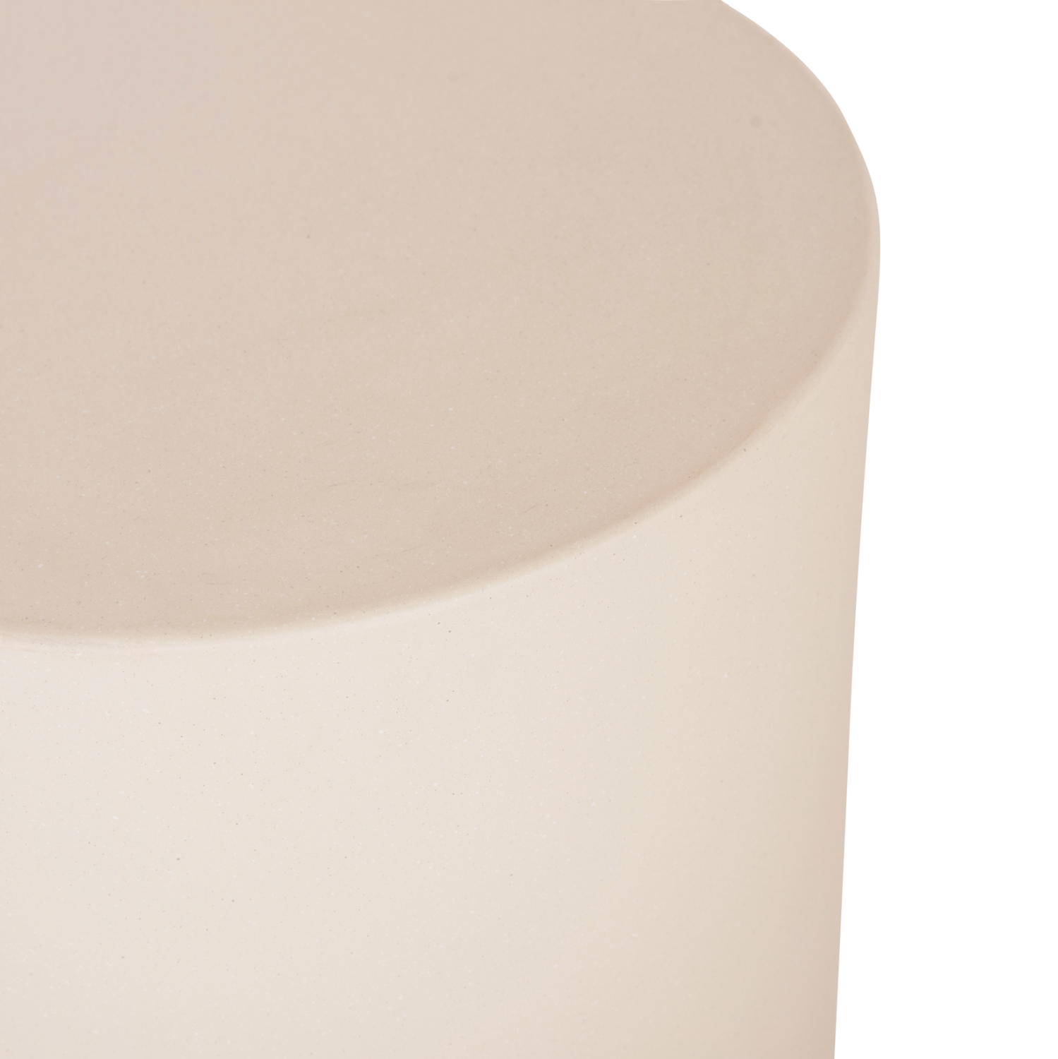ΤΡΑΠΕΖΙ ΒΟΗΘΗΤΙΚΟ FIBER CEMENT ΣΤΡΟΓΓΥΛΟ KYOKO HM6592.02 ΜΠΕΖ Φ40x43Υεκ. - Image 5
