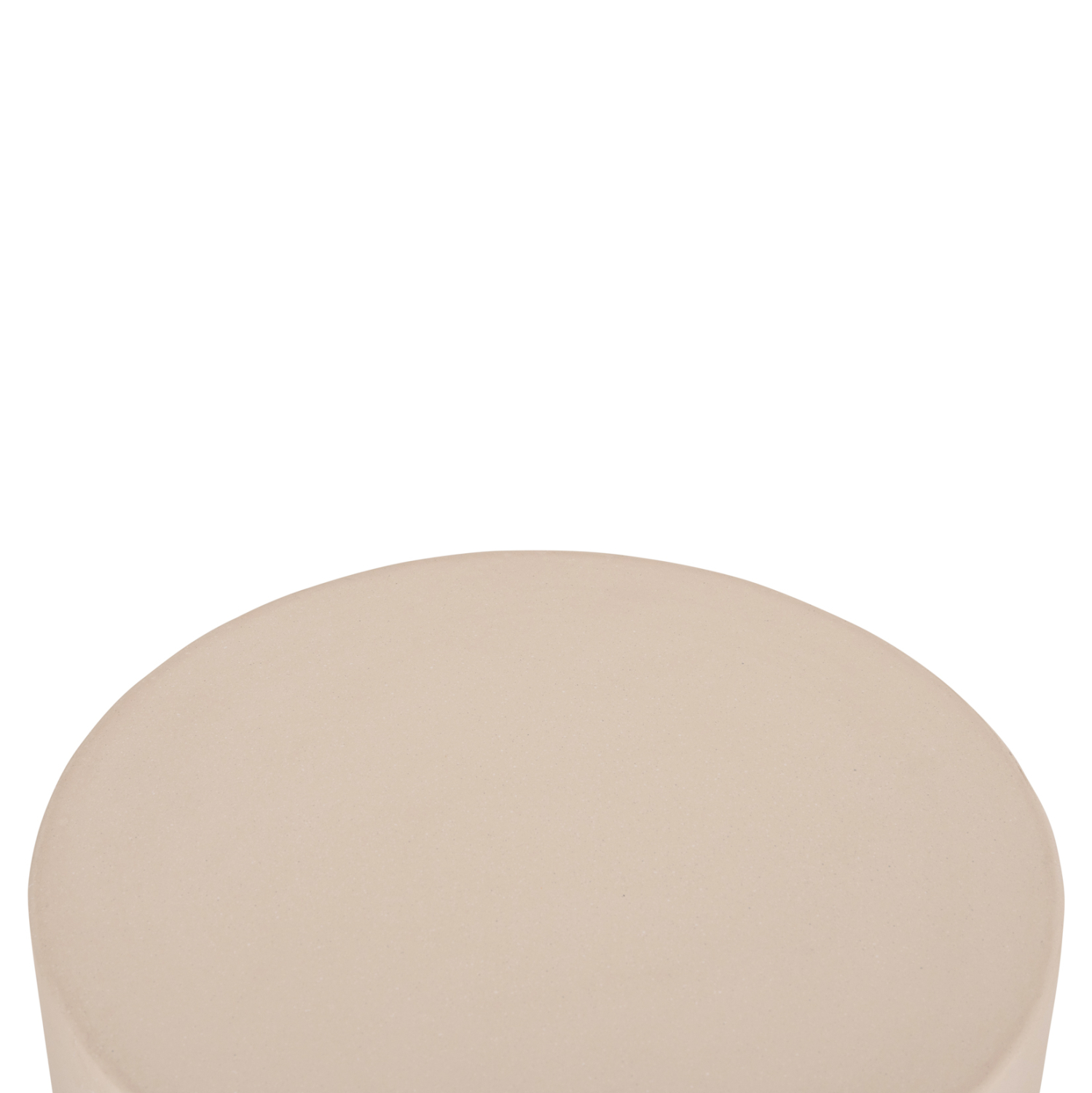 ΤΡΑΠΕΖΙ ΒΟΗΘΗΤΙΚΟ FIBER CEMENT ΣΤΡΟΓΓΥΛΟ KYOKO HM6592.02 ΜΠΕΖ Φ40x43Υεκ. - Image 6
