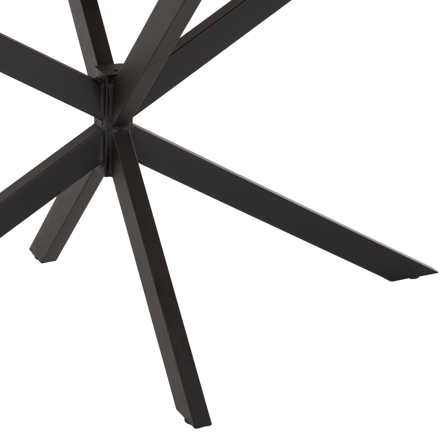 ΤΡΑΠΕΖΙ ΟΒΑΛ RODDEN HM11903.02 ΜΕ WERZALIT BLACK/GOLD MARBLE-ΜΑΥΡΗ ΒΑΣΗ 146x94x75Υεκ - Image 6