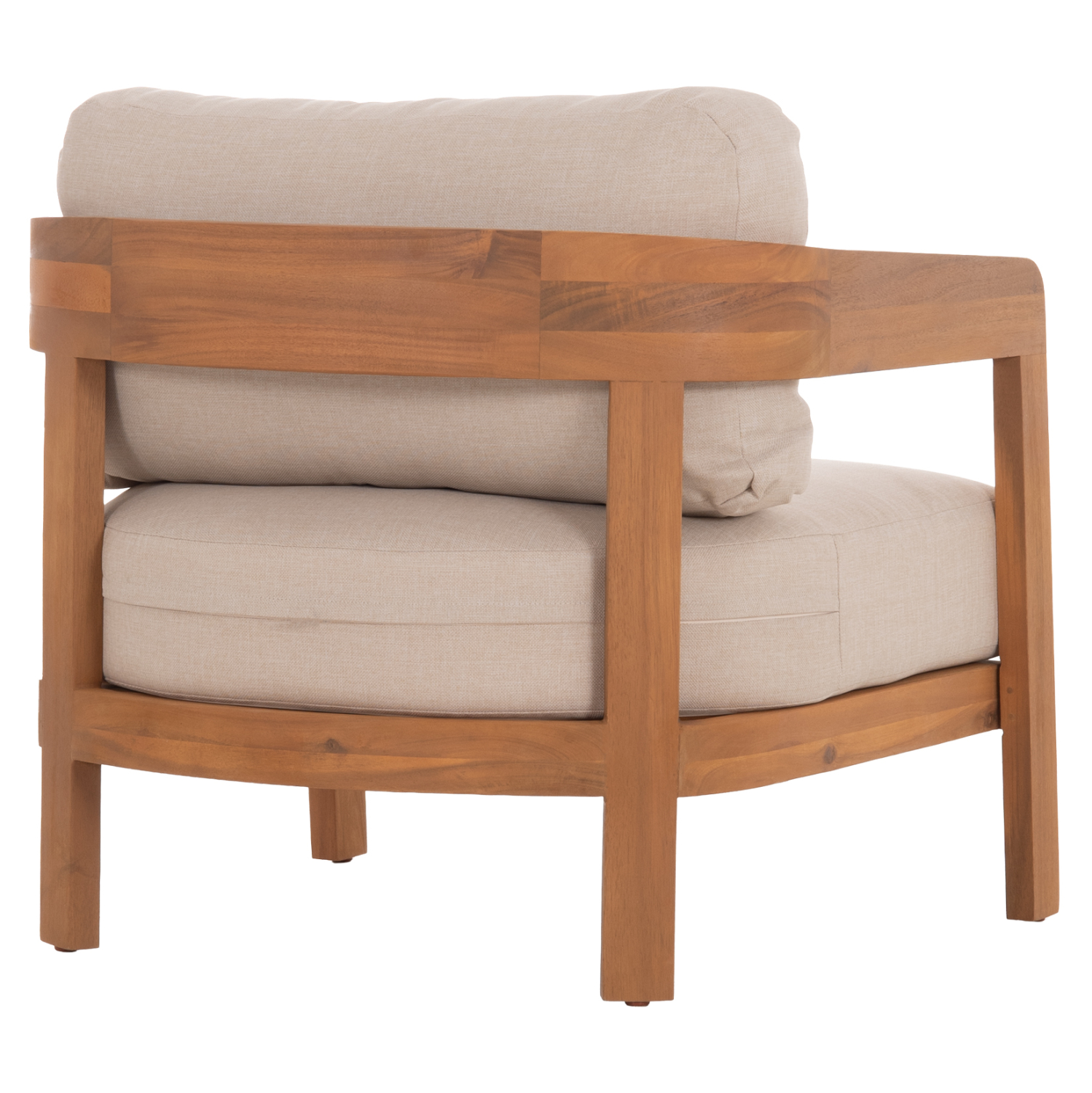 ΠΟΛΥΘΡΟΝΑ LOUNGE ΕΞ.ΧΩΡΟΥ SOLARA HM6513 ΞΥΛΟ ΑΚΑΚΙΑΣ ΦΥΣΙΚΟ-ΜΑΞΙΛΑΡΙΑ ΕΚΡΟΥ 75x70x75Υεκ - Image 5