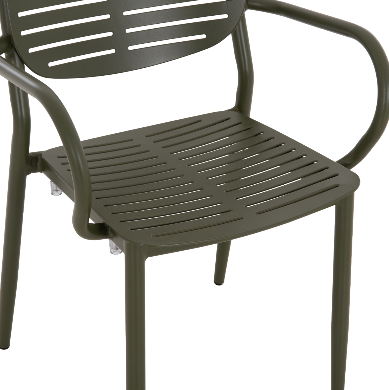 ΠΟΛΥΘΡΟΝΑ ΤΡΑΠΕΖΑΡΙΑΣ HILLIARD HM6644.07 ΑΛΟΥΜΙΝΙΟ ΣΕ OLIVE GREEN 58x52x78Υεκ - Image 8