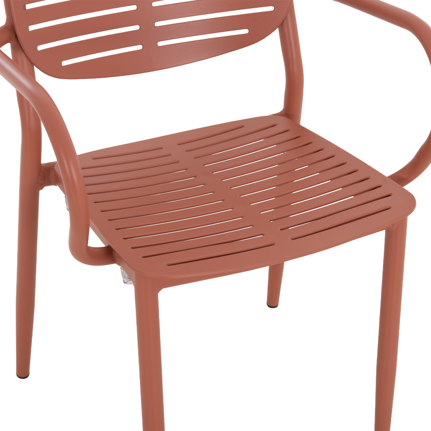 ΠΟΛΥΘΡΟΝΑ ΤΡΑΠΕΖΑΡΙΑΣ HILLIARD HM6644.08 ΑΛΟΥΜΙΝΙΟ ΣΕ TERRACOTTA 58x52x78Υεκ - Image 8