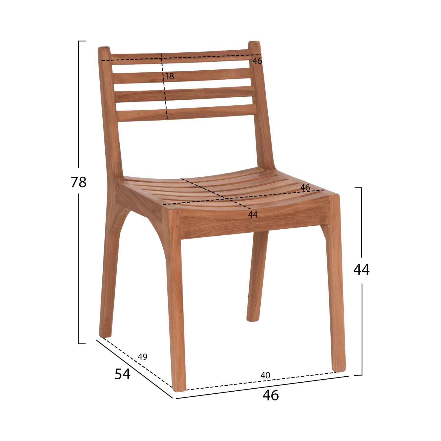 ΣΕΤ ΤΡΑΠΕΖΑΡΙΑΣ ΕΞ.ΧΩΡΟΥ 7ΤΜΧ FINTO HM10923 ΞΥΛΟ TEAK ΣΕ ΦΥΣΙΚΟ - Image 4