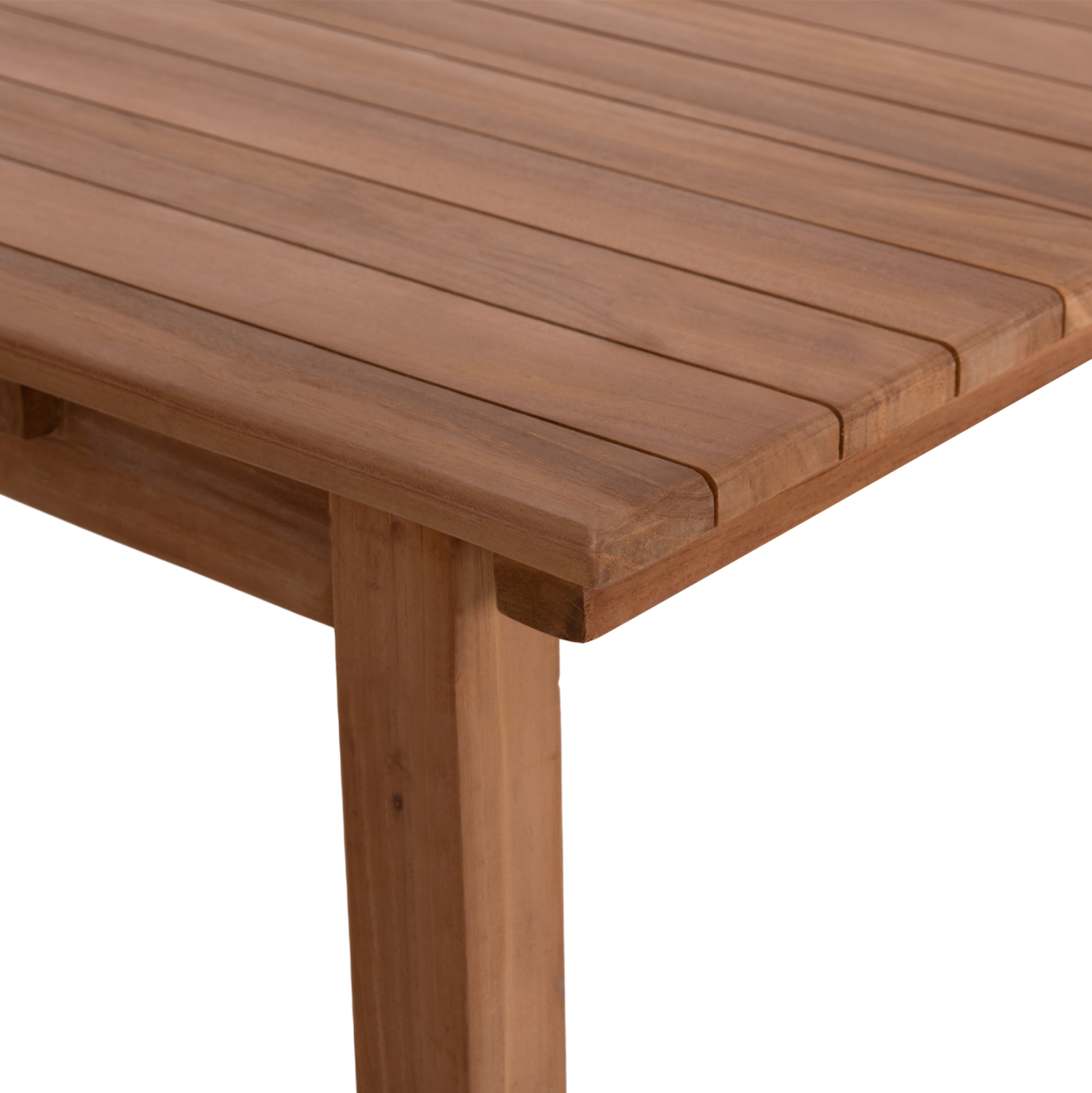 ΤΡΑΠΕΖΙ ΟΡΘΟΓΩΝΙΟ FINTO HM6616 ΞΥΛΟ TEAK--ΦΥΣΙΚΟ 200x100x75Υεκ. - Image 8