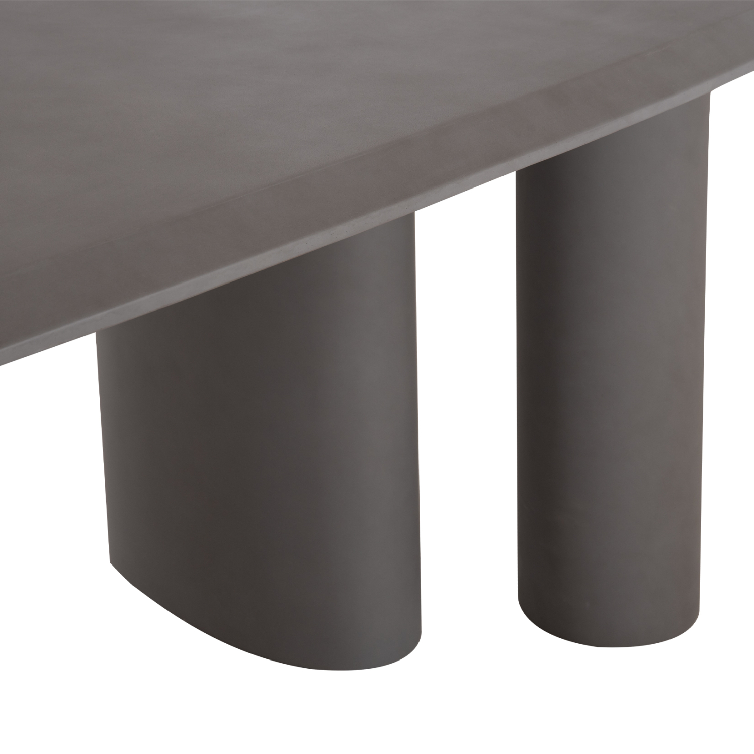 ΤΡΑΠΕΖΙ ΤΡΑΠΕΖΑΡΙΑΣ FIBER CEMENT ΟΒΑΛ GLEN HM6598.01 ΓΚΡΙ 260x95x75Υεκ - Image 9