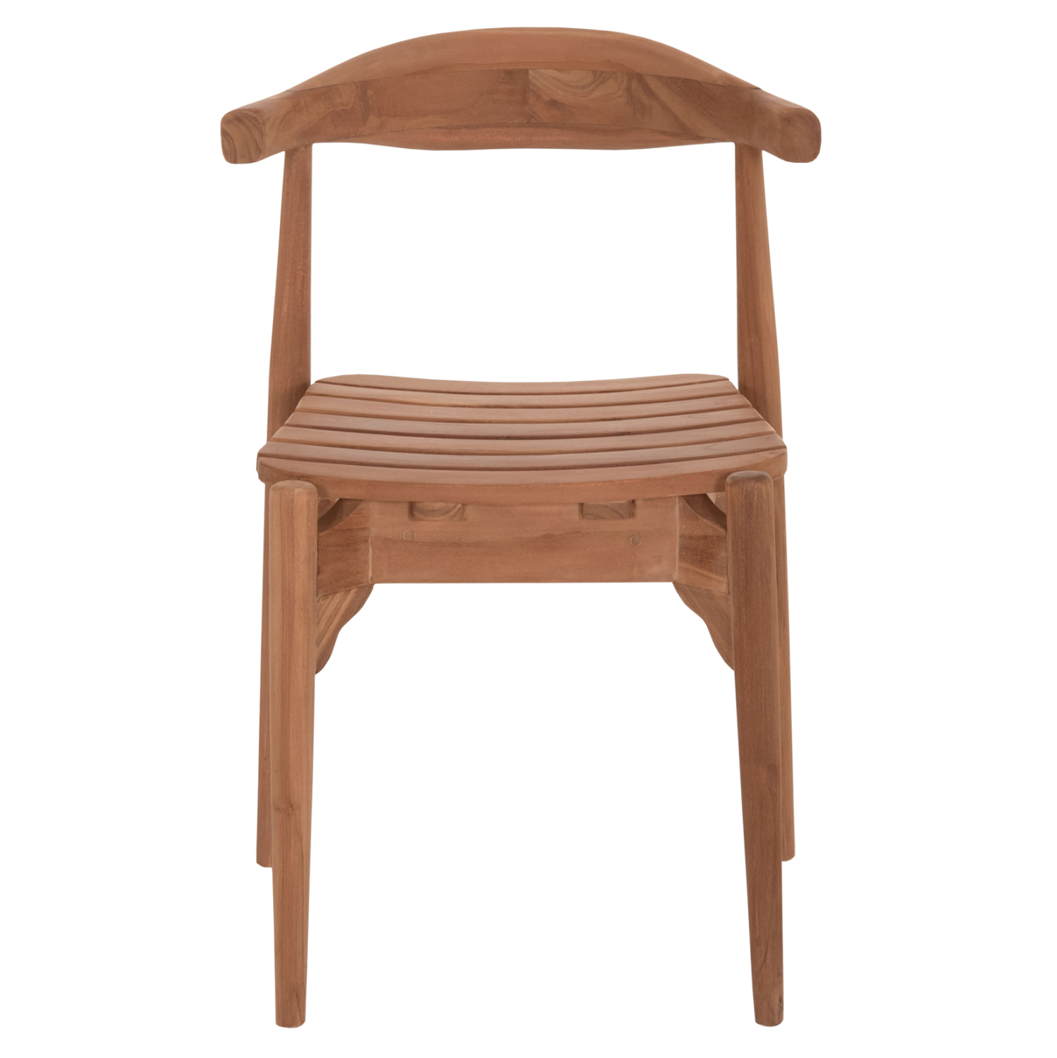 ΚΑΡΕΚΛΑ ΤΡΑΠΕΖΑΡΙΑΣ ΕΞ.ΧΩΡΟΥ DONNY HM6378 ΞΥΛΟ TEAK 52x54x74Υεκ. - Image 3