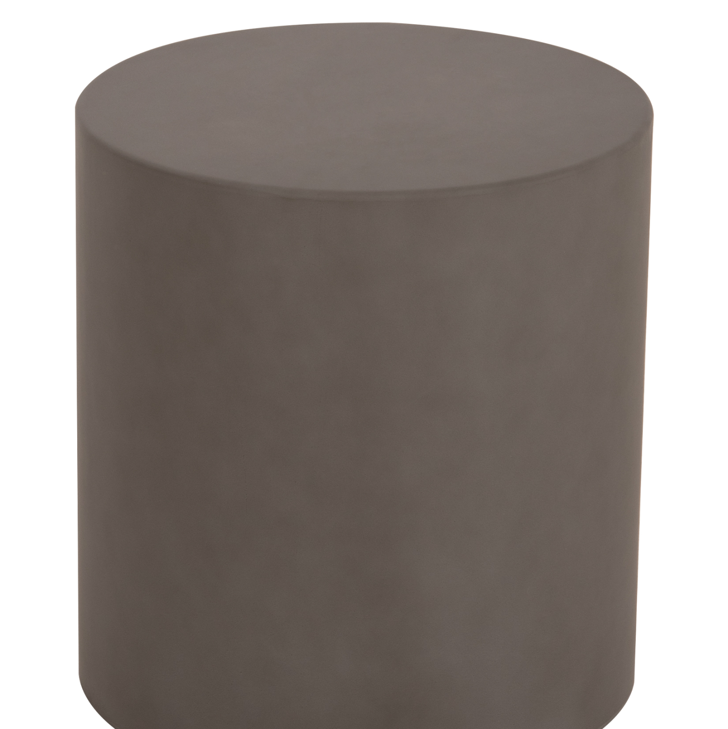 ΤΡΑΠΕΖΙ ΒΟΗΘΗΤΙΚΟ FIBER CEMENT ΣΤΡΟΓΓΥΛΟ KYOKO HM6592.01 ΓΚΡΙ Φ40x43Υεκ. - Image 7