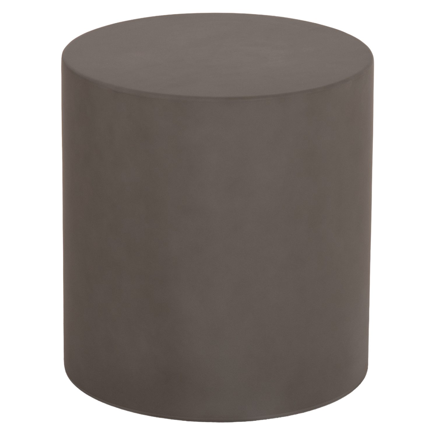 ΤΡΑΠΕΖΙ ΒΟΗΘΗΤΙΚΟ FIBER CEMENT ΣΤΡΟΓΓΥΛΟ KYOKO HM6592.01 ΓΚΡΙ Φ40x43Υεκ. - Image 8