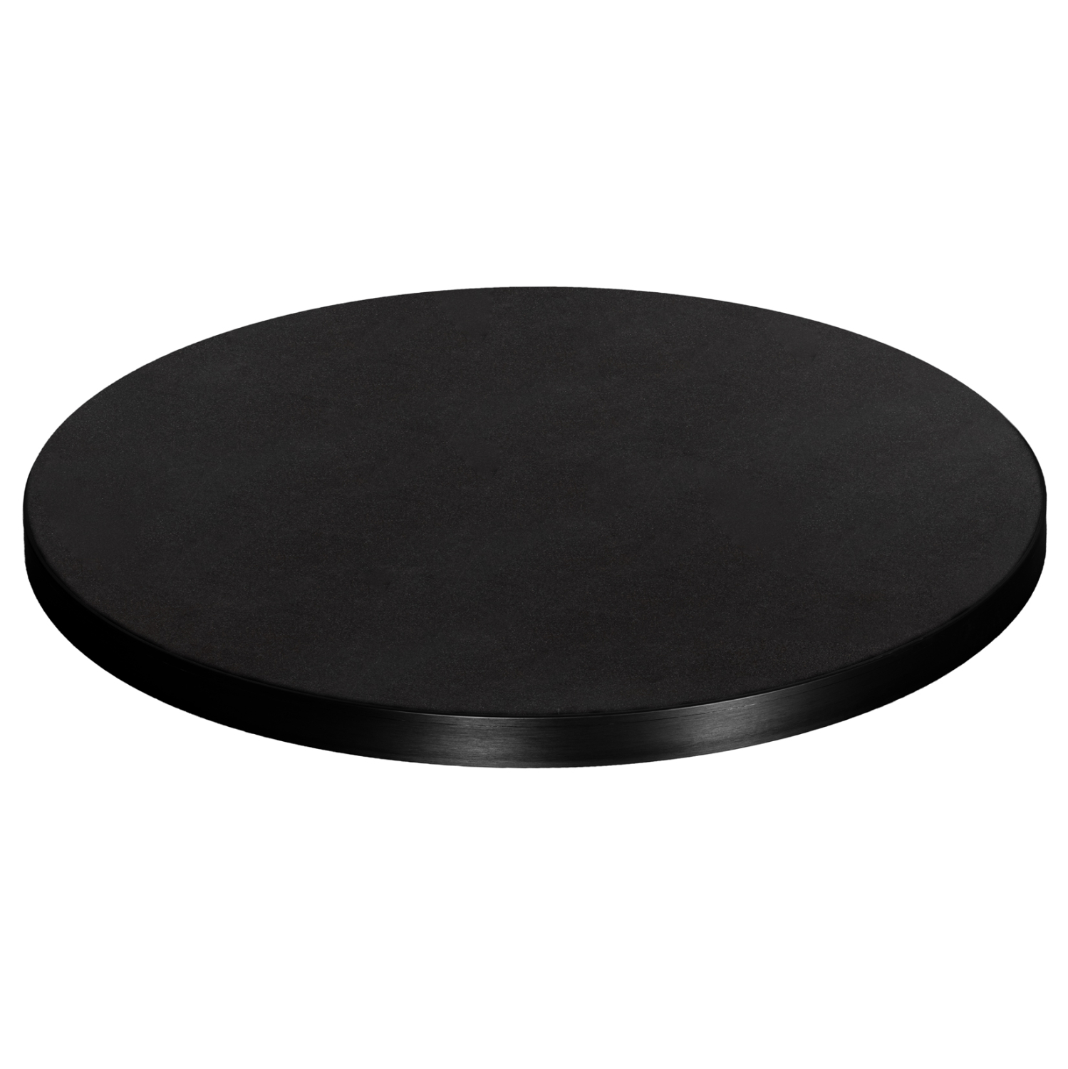 ΕΠΙΦΑΝΕΙΑ ΤΡΑΠΕΖΙΟΥ SINTERED STONE HM6653.01 ΜΑΥΡΗ ΜΕ ΠΛΑΙΣΙΟ ALU ΜΑΥΡΟ Φ70εκ.