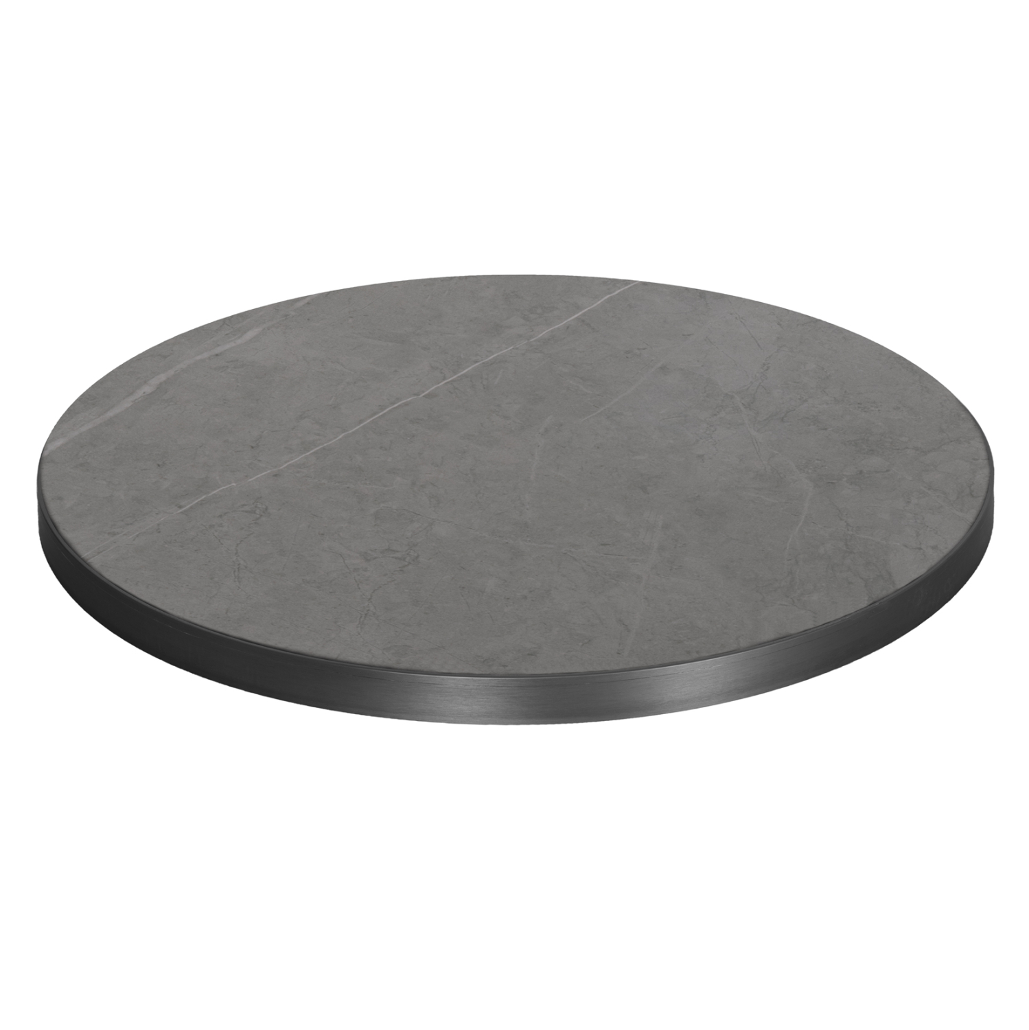 ΕΠΙΦΑΝΕΙΑ ΤΡΑΠΕΖΙΟΥ SINTERED STONE HM6653.05 GREY MARBLE--ΠΛΑΙΣΙΟ ALU ΓΚΡΙ Φ70εκ.