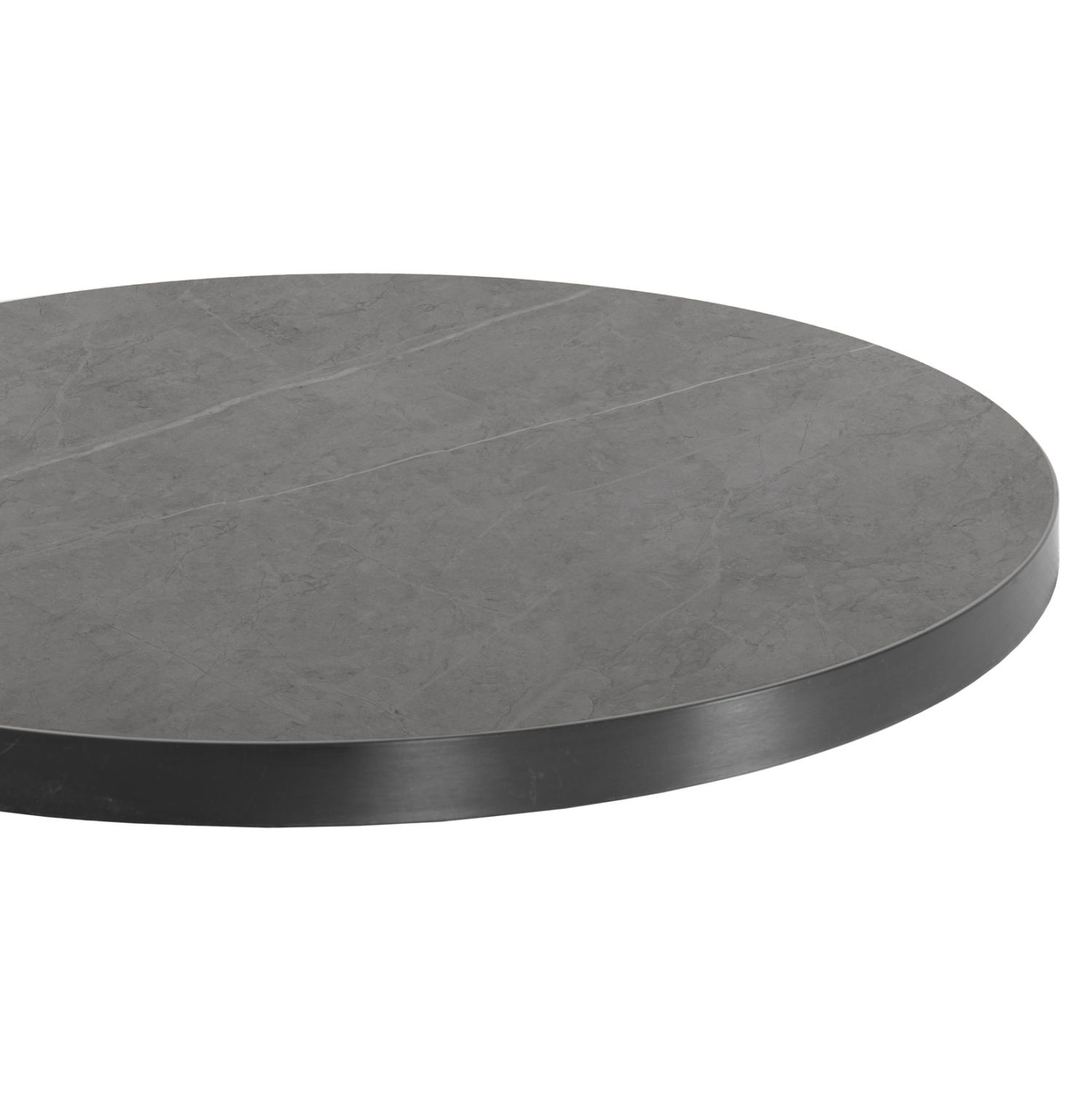 ΕΠΙΦΑΝΕΙΑ ΤΡΑΠΕΖΙΟΥ SINTERED STONE HM6653.05 GREY MARBLE--ΠΛΑΙΣΙΟ ALU ΓΚΡΙ Φ70εκ. - Image 4