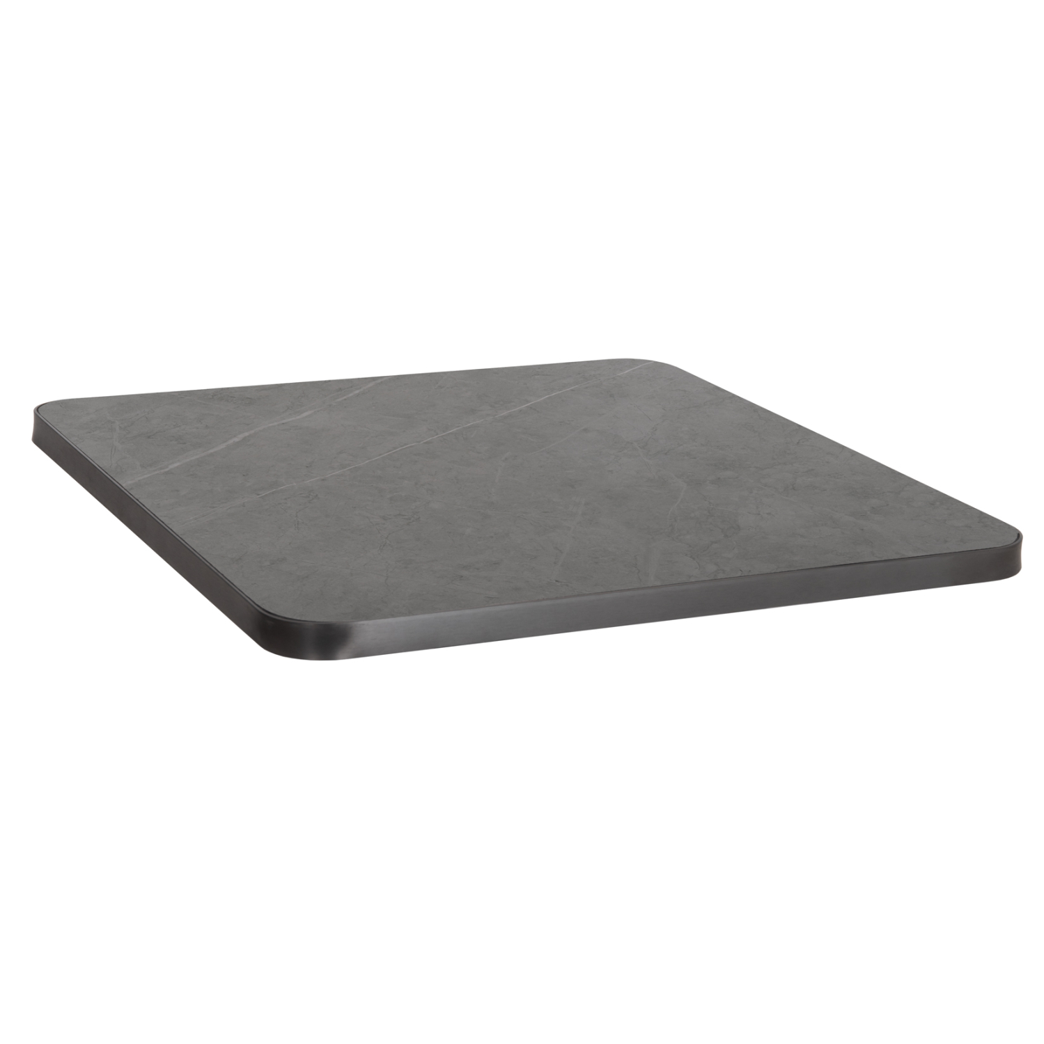 ΕΠΙΦΑΝΕΙΑ ΤΡΑΠΕΖΙΟΥ SINTERED STONE HM6655.05 GREY MARBLE--ΠΛΑΙΣΙΟ ALU ΓΚΡΙ 80x80εκ.
