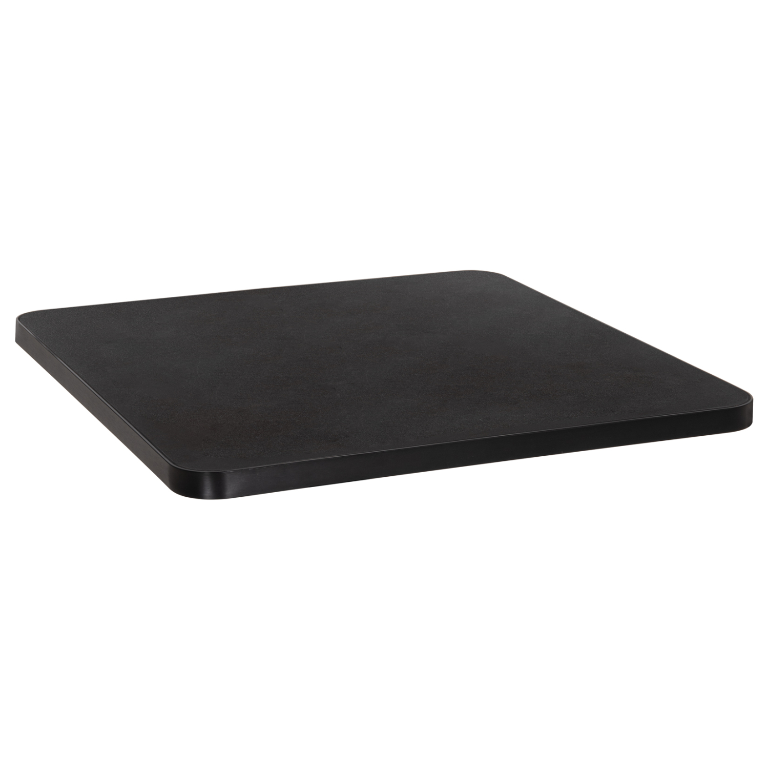 ΕΠΙΦΑΝΕΙΑ ΤΡΑΠΕΖΙΟΥ SINTERED STONE ΤΕΤΡΑΓΩΝΗ HM6655.01 ΜΑΥΡΗ ΜΕ ΠΛΑΙΣΙΟ ALU ΜΑΥΡΟ 80x80εκ.